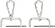 [ａ aternee] 2 Pieces Snap Hook Swivel Clasp Bag Strap Hardware Detachable Sturdy Lock Buckle Portable Lobster Clasp Bag Buckle Accessory