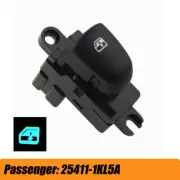 Blue Light Passenger For Nissan Sentra Leaf Juke Rogue Tiida Window Switch
