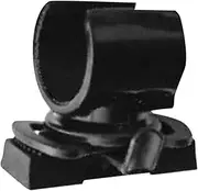 predolo Helmet Flashlight Mount Flashlight Mounting Bracket Durable Accessory, Easy Installation Helmet Light Mount Helmet Lamp Stand , Style D