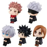 5Pcs Jujutsu Kaisen Figure Yuji Satoru Gojo Megumi Chibi Figurine Anime Car Gift