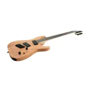 Haze 7FFNOIL 7-String Fanned Antique Bronze HFF Electric Guitar with bag, cable