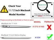 MacBook 12 inch Case Model A1534/A1931 2015/2016/2017/2018/2019 Compatible with