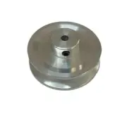 A section vee pulley 2" diameter 3/8" bore solid aluminium v pulley