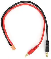 Lithium Battery B6 Charging Cable 4.0mm Banana Plug XT30 12AWG Silicone Wire 30cm for RC Car Aircraft