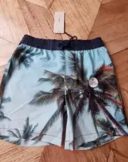 Target - Boys Photo Palm Tree Swim Boardshort - Size 8 - Bathers/Short