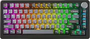 DrunkDeer A75 Pro Magnetic Switch Keyboard Rapid Trigger Mechanical Gaming Keyboard Adjustable Actuation Hall Switches RGB PBT Keycap Compact TKL 82Keys Wired USB，with Knob
