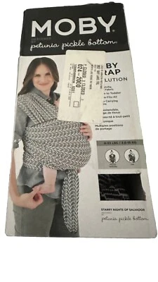 Moby Petunia Pickle Bottom Wrap Baby Carrier - Starry Nights of Salvador