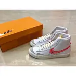 【代購】NIKE BLAZER MID 77 VINTAGE 白紅 縫線 高筒 DD8489-161