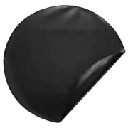 59" Round Fire Pit Mat, Silicone Under Grill Mat for Outdoor BBQ, Black
