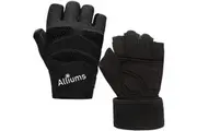 ALLIUMS Workout Gloves, Full Palm Protection Gloves for Weightlifting (Pair)