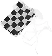 INOOMP Racing String Flag Checkered Banner Race Car Party Decorations for Boys and Girls Pennants for Racing Theme Events and Celebrations