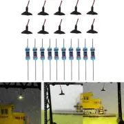 Painted Lights HO Scale Layouts OO / HO Scale Warm White 10 X Resistors