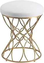 Vanity Benches, Footstools, Piano Stool, Dressing Stools, Garden Stools, Makeup Seat (Color : White)