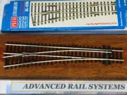 #6 LEFT HAND TURNOUT - CODE 100 -NS Rail HO SCALE - " ELECTROFROG " - NEW OOP
