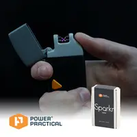 在飛比找PChome24h購物優惠-SPARKR MINI 防風電弧打火機＆手電筒