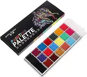 Lasting Oil Face Body Paint Set Vibrant Palette for Cosplay Stage and Dance