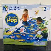 Learning Resources Crocodile Hop Floor Game, Early Learning Skills New-Open Box