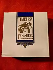 Vintage John Wanamaker Set of (6) Silverplated Coasters in Holder