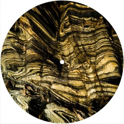Slipmat for any Felt 7" Turntable 45 DJ Record Player WOOD TEXTURE YELLOW GRAIN