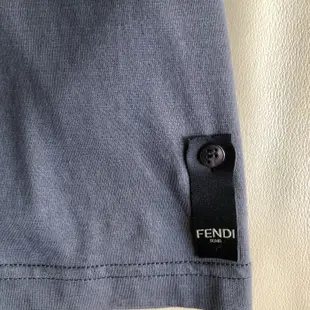 [品味人生2]保證正品 Fendi 灰色 經典  怪獸  短袖T恤 短T size 50 義大利製