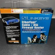 Linksys BEFSX41 Broadband Firewall Router 4Port Switch/VPN ENDPOINT (NEW-UNOPEN)