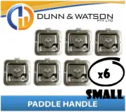 Small Paddle Handle (Lock, Latch) x6 Camper Trailer, Caravan, Toolbox, Motorhome