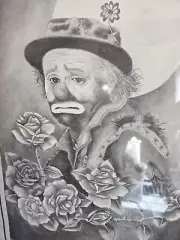 Emmitt Kelly Drawing-One Of A Kind