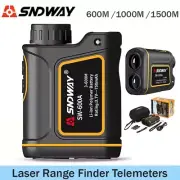SNDWAY Rangefinder Laser Range Finder with 6X Magnification Flag Pole Locking
