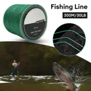 Super Strong Braided Fishing Line 4 Strands Abrasion Resistant 30LB 300 Meters