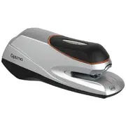 Rexel Optima Grip Electric Stapler Silver and Black