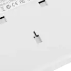 Digital Photo Frame 19in Screen White Music Clock Calendar Functions Pictu