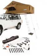 Adventure Kings Roof Top Tent + Illuminator 4 Bar Camp Light Kit LED Magnet