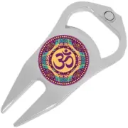 Colorful Ohm Golf Ball Marker Divot Repair Tool Bottle Opener
