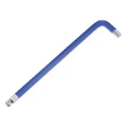 Ball End Hex Key Wrench, 10mm l Shape Extra Long S2 Steel Repair [Blue Purple]