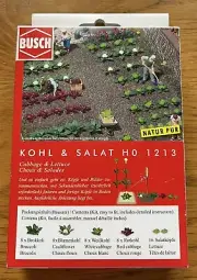 Busch HO 1213 - Vegtable Patch For Model Scenery BNIP