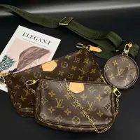 在飛比找PopChill優惠-[二手] Louis Vuitton LV 老花字紋三合一 