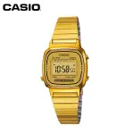 【CASIO】LA670WGA-9 復古造型小電子錶/經典百搭/女用款/24MM/金屬錶帶X金/公司貨【第一鐘錶】