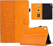 Oduio iPad 10.2 Case for iPad Air 3/ iPad 9th/ 8th/7th Generation Tablet Case with Magnetic Clasp, iPad Pro 10.5 inch Case Premium PU Leather Flip Folio Tablet Cover, Orange