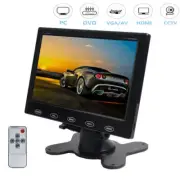 7"/9" Inch LCD Screen CCTV Security Monitor AV/RCA/VGA/HDMI w/Speaker+Adapter