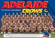 Adelaide crows TEAM POSTER,FREE POST, AFL FOOTBALL 2