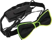 [Ipetboom] LED Glowing Bow Tie for Rave Parties Accessory for Men Glow Dark Party Supply for Dance Events and Celebrations Durable