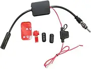 Radio Car Antenna Strengthen Booster AM FM Aerial Splitter Signal Amplifier