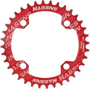 Hellery Bike Chainring Parts 104mm BCD Aluminum Alloy Modification Chain Ring for 8 9 10 11 12 Speed for Mountain Bike Accessories
