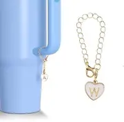 [Generic] Charm Accessories for Stanley Cup, Name ID Letter Handle Charm for Stanley Cup 30&46 Oz Tumbler, Initial Identification Charms Letter Charm Accessories for Stanley Tumbler