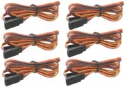NEW Venom 6pcs Servo/Bat Ext Lead 800mm/32" JR/Hitec 1613M FREE US SHIP