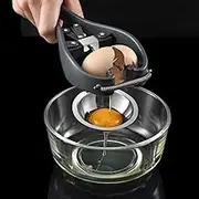 Egg Separator, Egg Opener, Egg Cracker Professional Handheld Automatic Quick Open Stainless Steel Egg Separator for Kitchen Tool