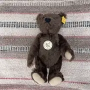 Vintage Steiff Teddy Bear Classic 1920 Made In Germany Mohair Golden Tags