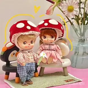 棉花娃娃娃用配件椅子小板凳卡通bjd可用訂製娃椅手機支架現貨diy