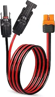 XYFD Solar to XT60i Cable, 60cm 12AWG XT60I Female to Panel Power Extension Cable for Portable Power Station Generator Battery Pack (1.9FT)