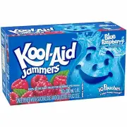 2 Boxes Kool-Aid Jammers, Blue Raspberry Flavor 10 X 180ml/6.1oz Fresh Delicious